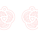 Aretes #21 - Vector SVG DXF para CNC Router y Laser CO2 - Descargable gratis | Stanser