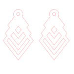 Aretes #33 - Vector SVG DXF para CNC Router y Laser CO2 - Descargable gratis | Stanser