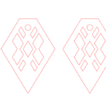 Aretes #38 - Vector SVG DXF para CNC Router y Laser CO2 - Descargable gratis | Stanser