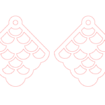 Aretes #47 - Vector SVG DXF para CNC Router y Laser CO2 - Descargable gratis | Stanser