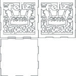 vector descargable para reproducir una caja de cumpleaños.  Utiliza tu máquina de corte CNC para la realización de este proyecto.
