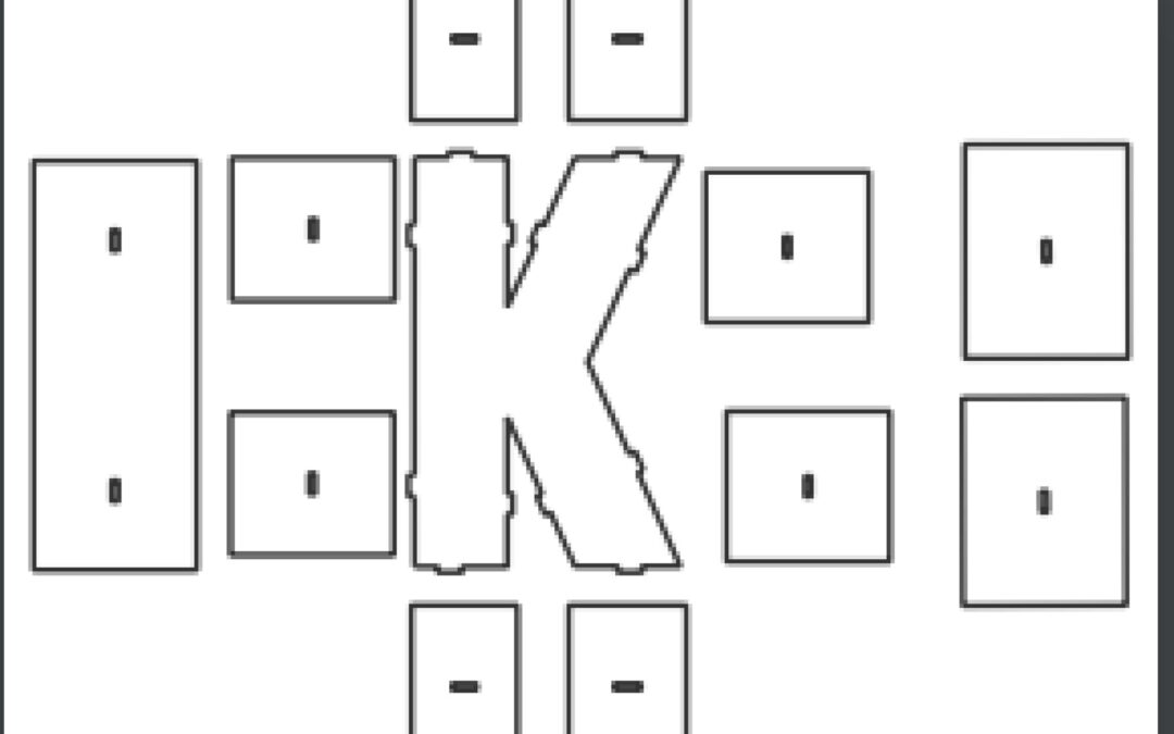 Caja de letra K