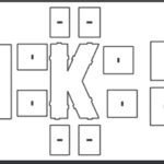 vector descargable para reproducir una caja de letra K.  Utiliza tu máquina de corte CNC para la realización de este proyecto.