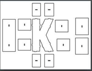Caja de letra K