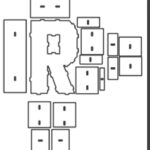 vector descargable para reproducir una caja de letra R.   Utiliza tu máquina de corte CNC para la realización de este proyecto.