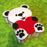 vector descargable para reproducir una caja de oso de madera.  Utiliza tu máquina de corte CNC para la realización de este proyecto.