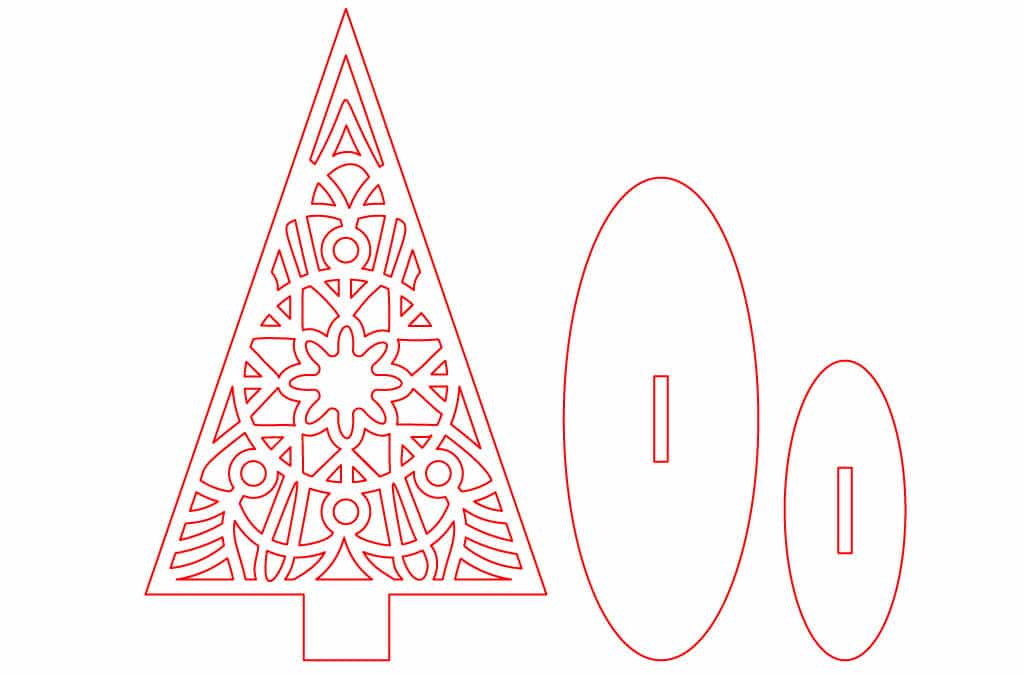 Adorno de Pino para mesa #3