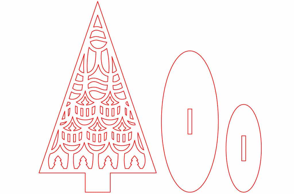 Adorno de Pino para mesa #4