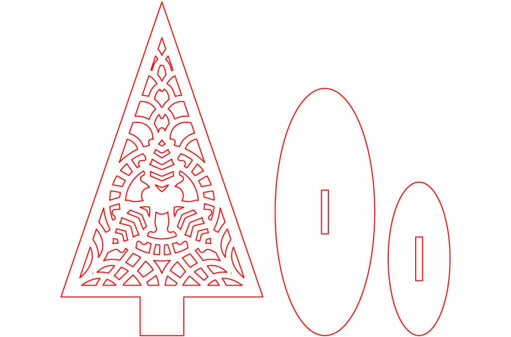 Adorno de Pino para mesa #5