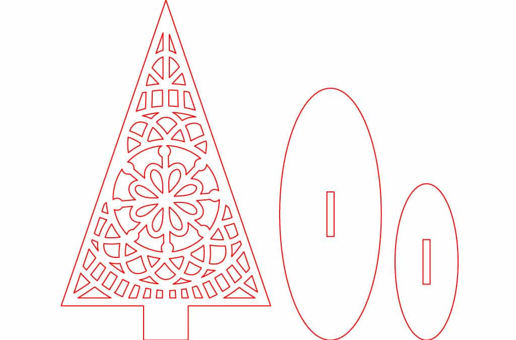 Adorno de Pino para mesa #6