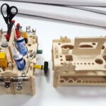 vector descargable para reproducir una caja de herramientas. Utiliza tu máquina de corte CNC para la realización de este proyecto.