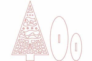 Adorno de Pino para mesa #9