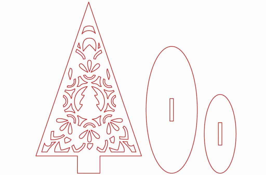 Adorno de Pino para mesa #10