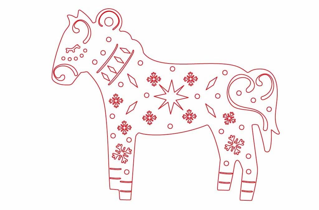 Adorno navideño «Caballo»