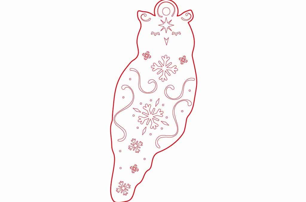 Adorno navideño “Búho”