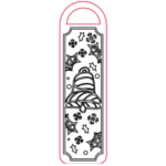 vector descargable para reproducir un adorno navideño para picaporte.  Utiliza tu máquina de corte CNC para la realización de este proyecto.