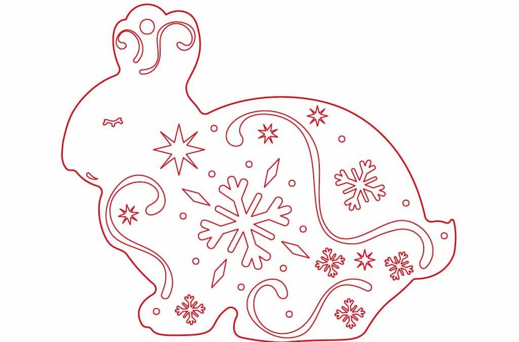 Adorno navideño “Conejo”