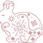 Adorno navideño “Conejo” - Vector descarganle para corte CNC y grabado laser gratis | Stanser