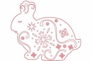 Adorno navideño “Conejo”
