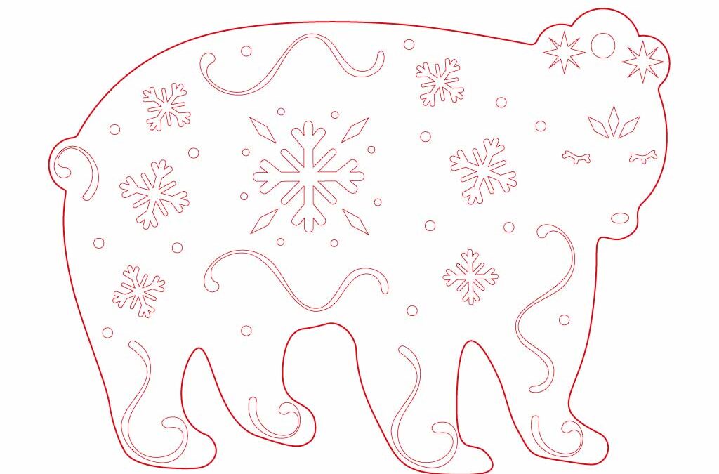 Adorno navideño “Osa”