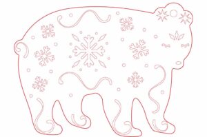 Adorno navideño “Osa”