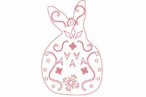 Adorno navideño “Conejo”