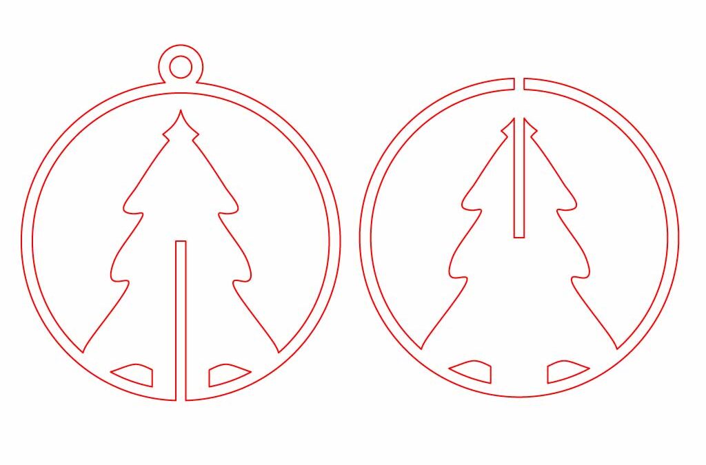 Esfera 3D “Pino”