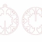 Esfera 3D “Copo de nieve 2” - Vector descarganle para corte CNC y grabado laser gratis | Stanser