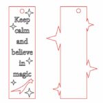 Separador Navideño #3 - Vector descarganle para corte CNC y grabado laser gratis | Stanser