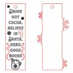 Separador Navideño #8 - Vector descarganle para corte CNC y grabado laser gratis | Stanser