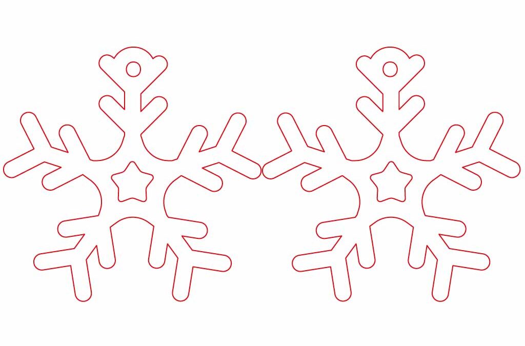 Aretes copo de nieve