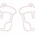 Aretes de bota - Vector descarganle para corte CNC y grabado laser gratis | Stanser