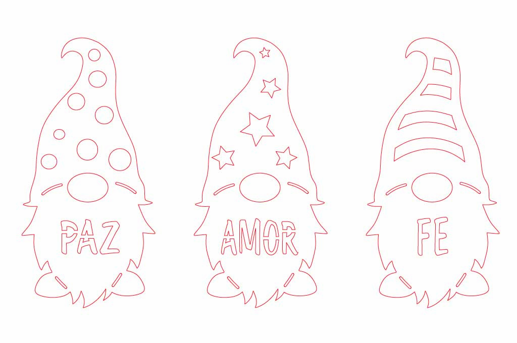 Te compartimos un vector descargable para reproducir el diseño de un gnomo. Utiliza tu máquina de corte CNC para la realización de este proyecto. Descarga más vectores de manera gratuita en www.stanser.com/vectores **Si crees que este archivo infringe algún derecho de autor o eres dueño del contenido, total o parcialmente, envíanos un mensaje.