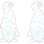 vector descargable para reproducir el diseño de un gnomo.  Utiliza tu máquina de corte CNC para la realización de este proyecto.