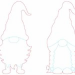 vector descargable para reproducir el diseño de un gnomo.  Utiliza tu máquina de corte CNC para la realización de este proyecto.