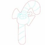 Bastón de dulce - Vector descarganle para corte CNC y grabado laser gratis | Stanser