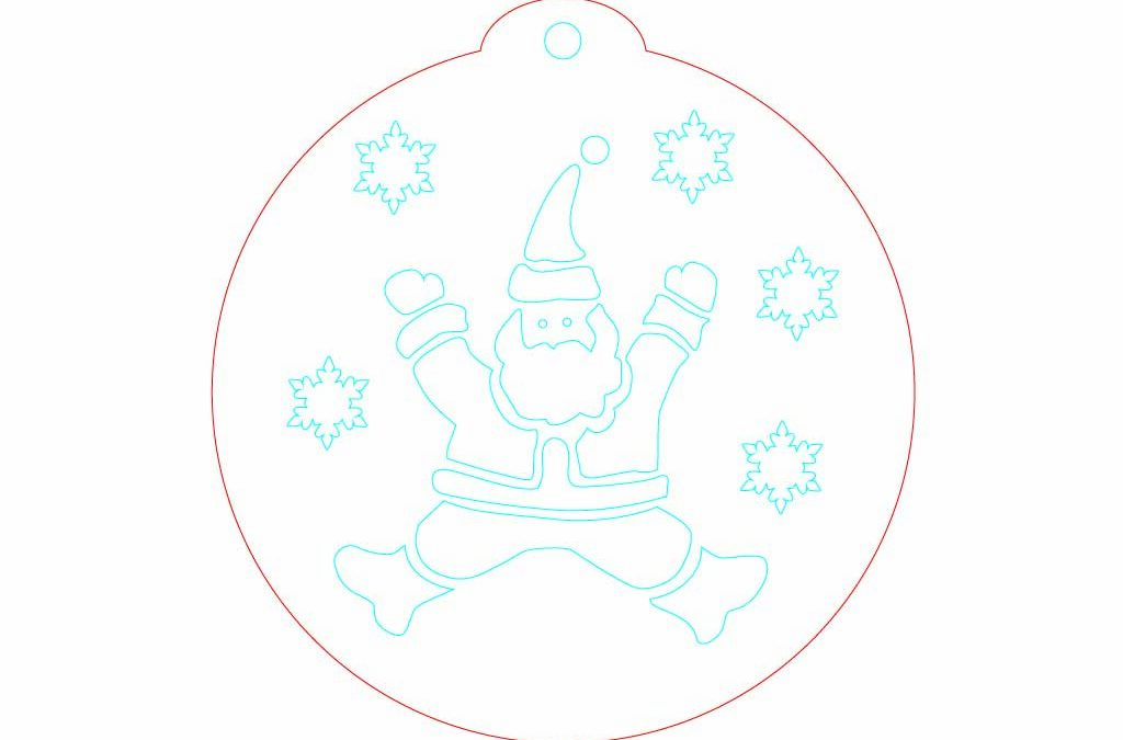 Esfera Santa Claus 3