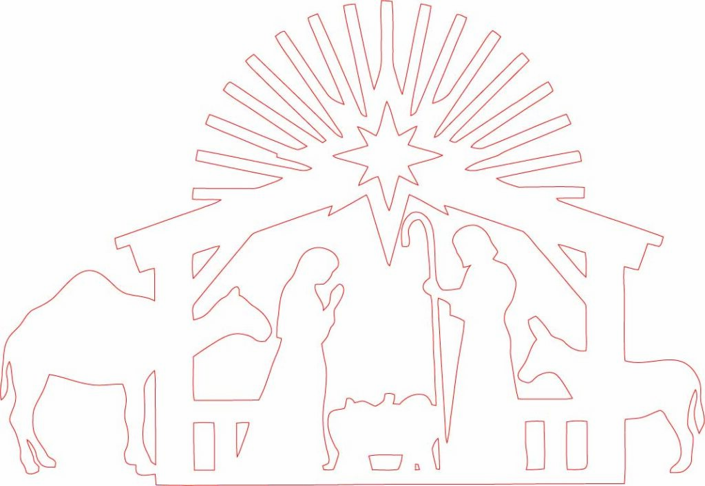 Pecebre — vector para corte CNC
