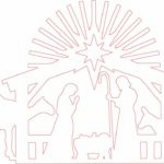 vector descargable para reproducir el diseño de un pecebre  Utiliza tu máquina de corte CNC para la realización de este proyecto.
