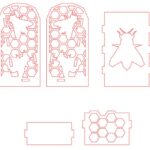 vector descargable para reproducir una caja de abejorro. Utiliza tu máquina de corte CNC para la realización de este proyecto.