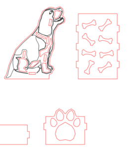 Caja de perrito