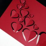 Tarjeta "Corazones voladores" - Vector descarganle para corte CNC y grabado laser gratis | Stanser