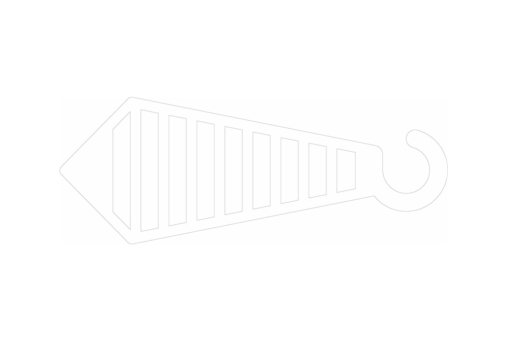 Porta corbatas #10 — vector para corte CNC