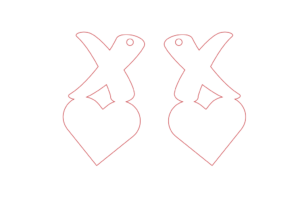 Aretes de San Valentín #1