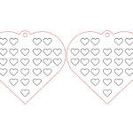 Aretes de San Valentín #12 - Vector descarganle para corte CNC y grabado laser gratis | Stanser