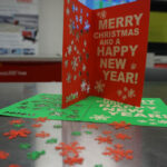 Tarjeta navideña "XMas" - Vector descarganle para corte CNC y grabado laser gratis | Stanser
