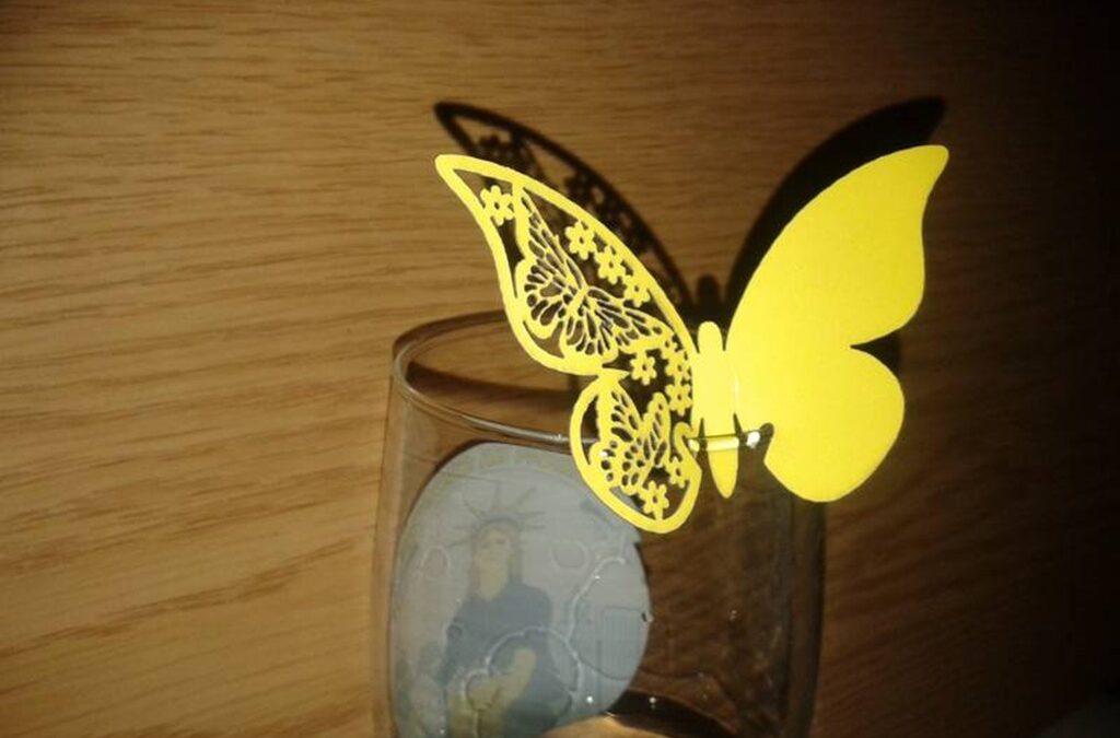 Mariposa para copa