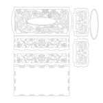 Caja para pañuelos #2 - Vector SVG DXF para CNC Router y Laser CO2 - Descargable gratis | Stanser