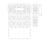 Caja para pañuelos #3 - Vector SVG DXF para CNC Router y Laser CO2 - Descargable gratis | Stanser