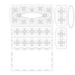 Caja para pañuelos #5 - Vector SVG DXF para CNC Router y Laser CO2 - Descargable gratis | Stanser